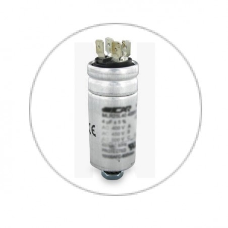 Condensateur permanent aluminium 25 µF - english version