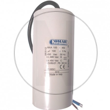 Condensateur à câble 100 µF - english version