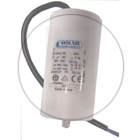 Condensateur 45 uF à câble  - COMAR