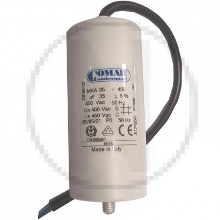 Condensateur 35 uF à câble  - COMAR