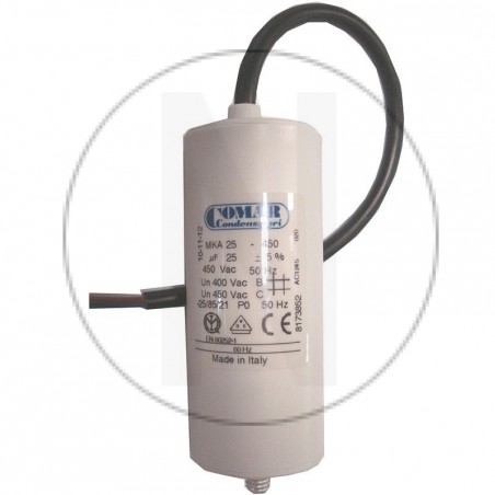 Condensateur 25 uF à câble - COMAR