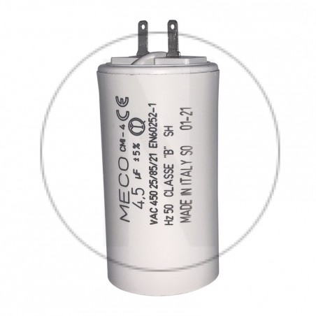 Condensateur pour volet roulant SOMFY 4.5 µF Condensateur pour volet roulant SOMFY 4.5 µF