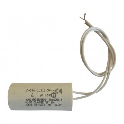 Condensateur 4 uF à câble avec connecteur pour volet roulant Bubendorff - MECO