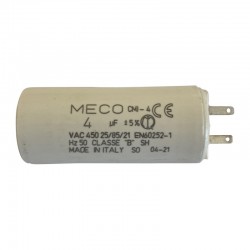 Condensateur 4 uF - 2 cosses 2.8mm - MECO