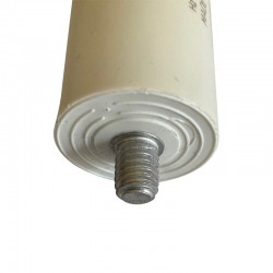 Condensateur à cosse 10 uF - 4 cosses 6.35 mm - tige filetée