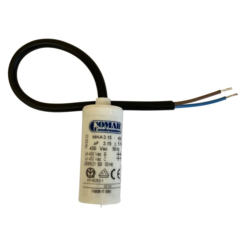 Condensateur à câble 3.15 µF COMAR