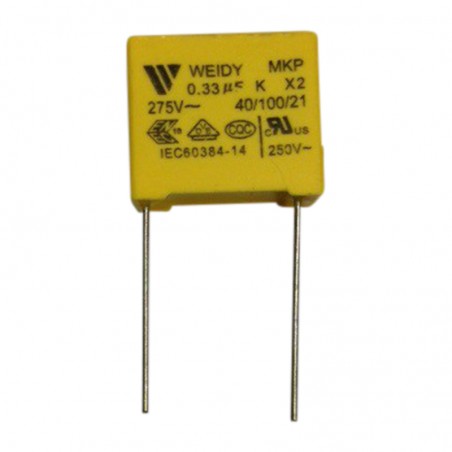 Condensateur X2 0.33µF - 275VAC