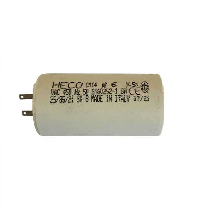 Condensateur à cosse 6 µF - 2 cosses 2.8 mm - english version