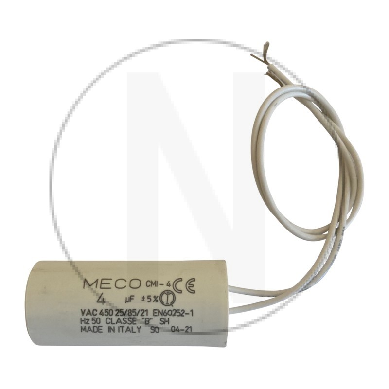 Condensateur à câble (fils) 4 µF sans connecteur - MECO