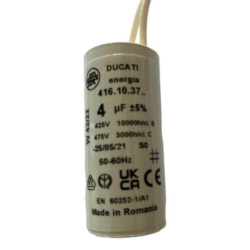 Condensateur 4µF 450V Pour Moteur Bubendorff – Modèle CBB60, 25x50mm, Démarrage Moteur Volet Roulant !