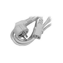 Cordon d'alimentation secteur avec connecteur - IEC13 - schuko - noir - 1.80M