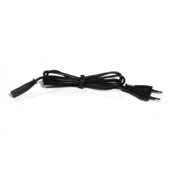 Cordon d'alimentation secteur avec connecteur - IEC13 - schuko - noir - 1.80M