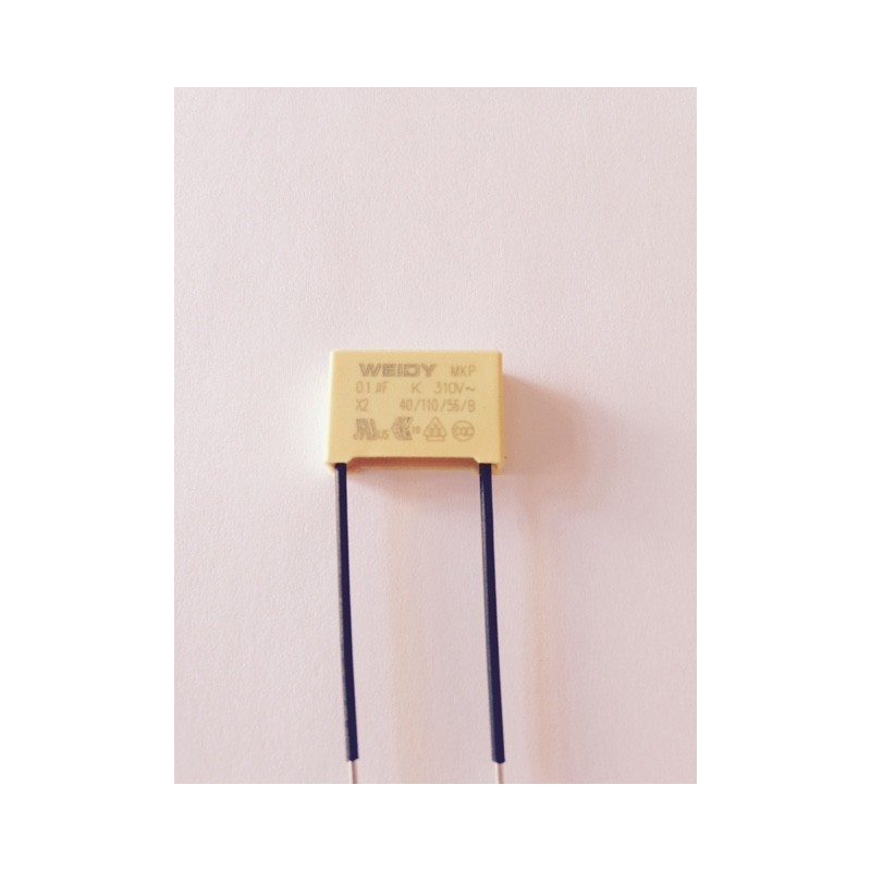 Condensateur 0.1µF 630V - Type EFD B68 - 27x8mm - 100nf - Neuf Fabriqué En France