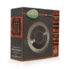 Support Plafond Rond Inclinable Argent Ø92 mm