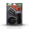 DOUILLE E27 SILICON + CABLE 2 M NOIR