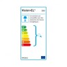 DOUILLE E27 SILICON + CABLE 2 M NOIR