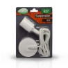 DOUILLE E27 SILICON + CABLE 2 M BLANC