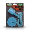DOUILLE E27 SILICON + CABLE 2 M BLEU