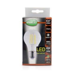 Ampoule LED E27 Bulb Filament 6W 6000°K