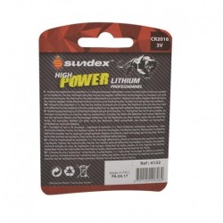 PILES LITHIUM   CR 2016   3V  SUNDEX  X 5 40-240