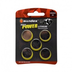 PILES CR 2032  X 5  3V  LITHIUM  SUNDEX   40-240