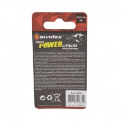 PILES LITHIUM   CR 1216   3V  SUNDEX  X 1   40-240