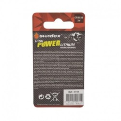 PILES LITHIUM   CR 2025   3V  SUNDEX  X 2   40-240