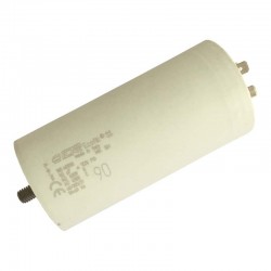 Condensateur permanent moteur à cosse 90 µF - 450 VAC Icar Ecofil WB40900